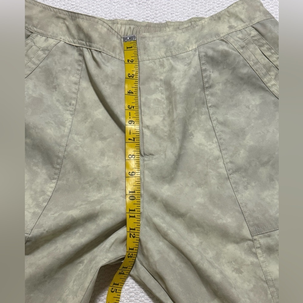 Fabletics Women Large Annie Dried Sage Tie Dye Texture Nylon Cargo Joggers - Picture 11 of 16